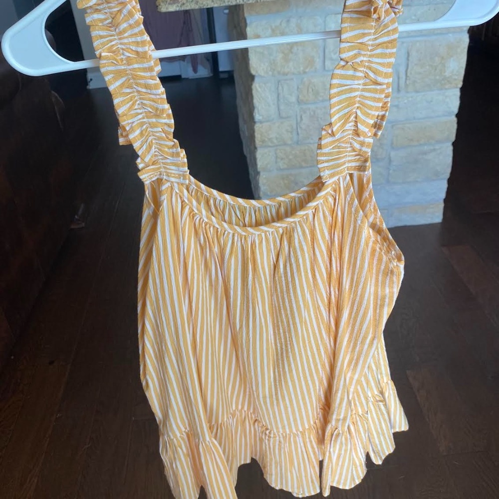 Boho Yellow Flow Tank